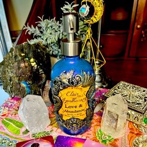 Apothecary Home Decor Dispenser Bottle Glass Halloween Magic Potion Art